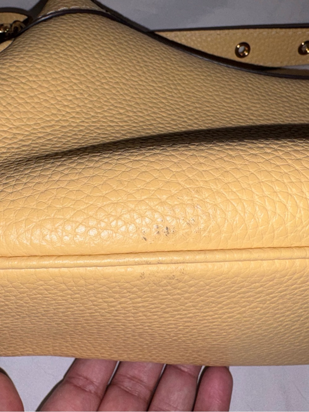 COACH Pebbled Leather Shoulder Bag - Picture 6 of 12